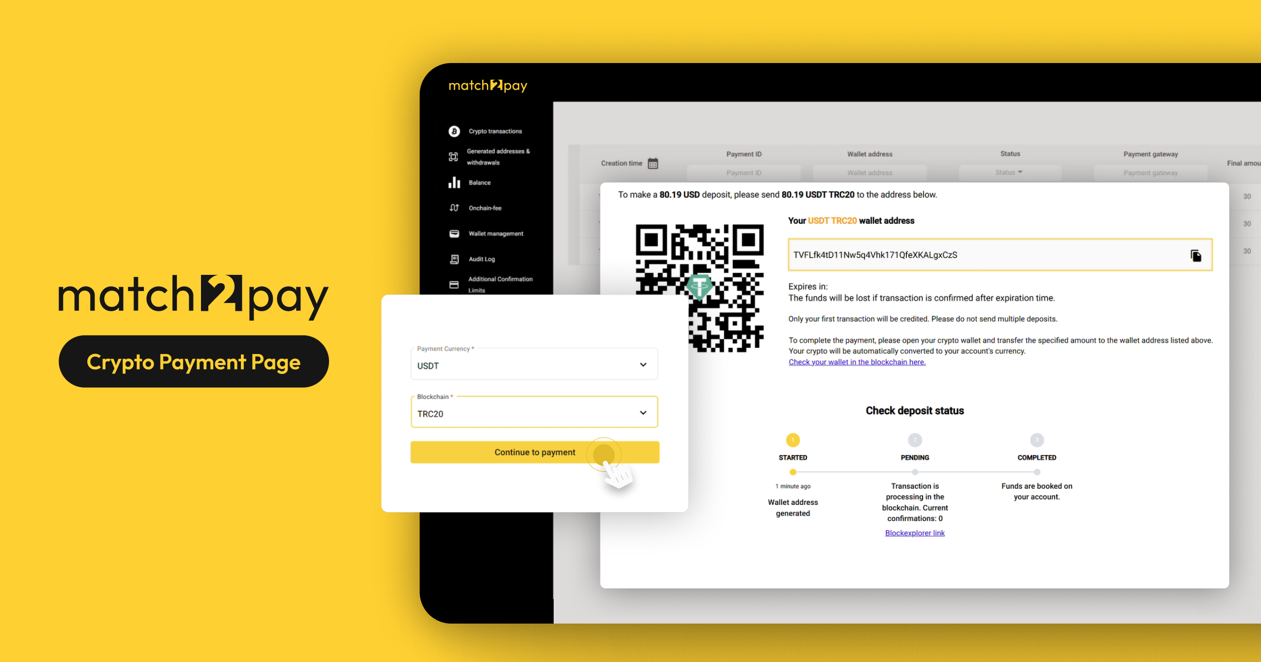 Match2Pay Accelerates Crypto Withdrawals and Simplifies Repeat Funding