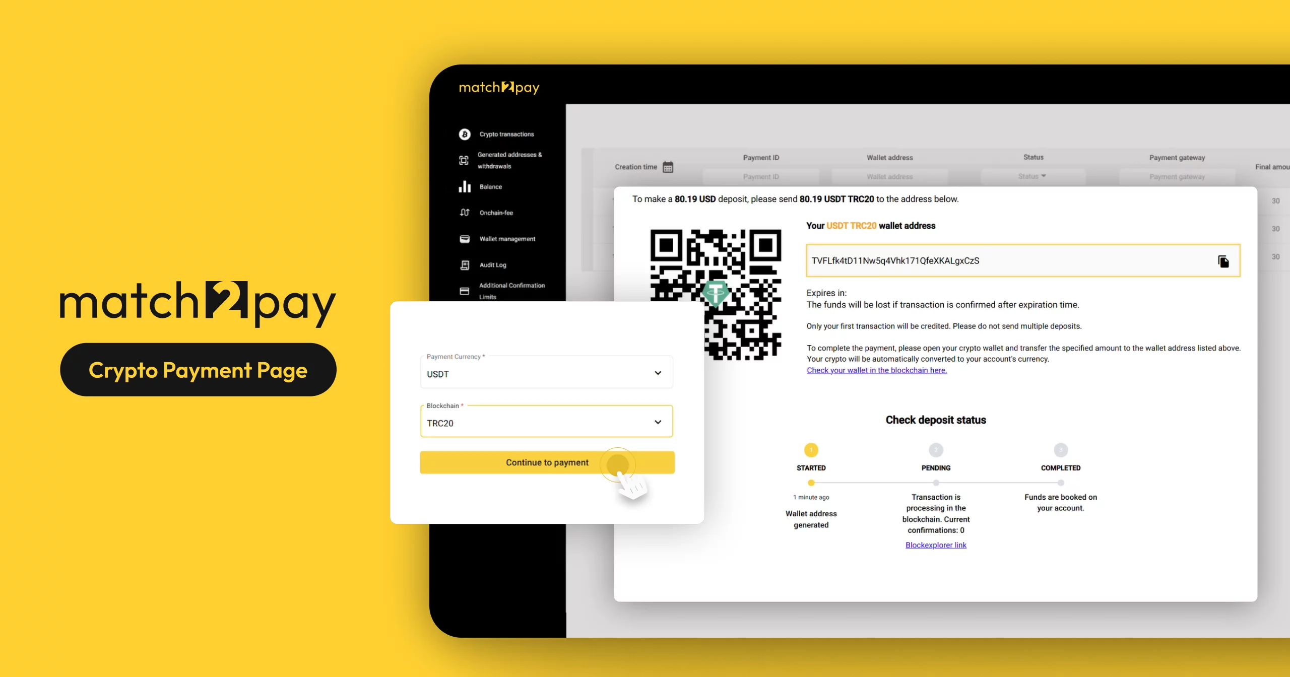Match2Pay Accelerates Crypto Withdrawals and Simplifies Repeat Funding